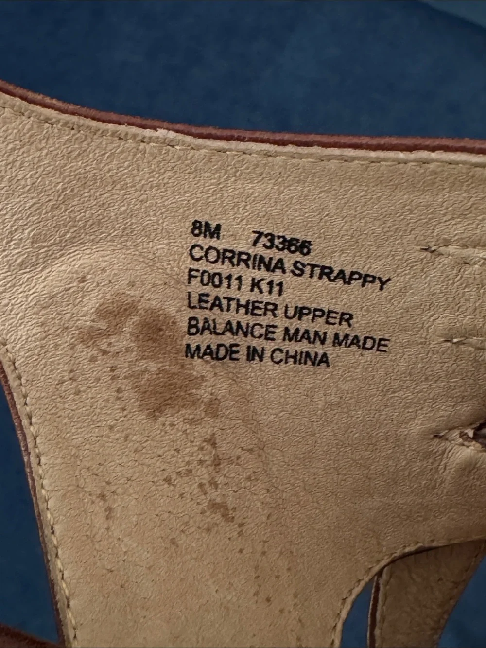 Frye 'Corrina Strappy'  Dark Brown Wedge  Size‎ 8M